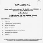Vorlage Einladung Mitgliederversammlung Verein Wunderbar askÖ Tennisverein Draßburg Einladung Zur Generalversammlung