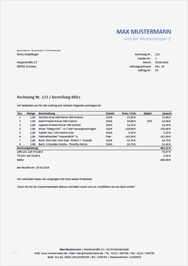 Excel Vorlage Automatisierte Angebots und