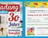 Vorlage Geburtstagseinladung 30 Wunderbar Einladungskarten 30 Geburtstag