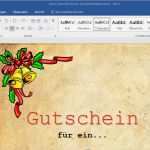 Vorlage Gutschein Reise Beste Geschenk Gutschein Word Vorlage Download Chip
