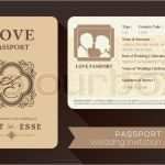 Vorlage Hochzeitseinladung Vintage Erstaunlich Vintage Pass Hochzeitseinladung Vektorgrafik