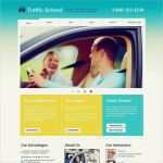 Vorlage Homepage Kostenlos Großartig Traffic School HTML Homepage Vorlage