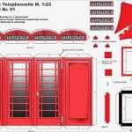 Vorlage Kündigung Telefonica Süß Papermau British Phone Cabin Paper Model by Hans Jürgen