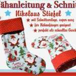 Vorlage Nikolausstiefel Nähen Erstaunlich NÄhanleitung Nikolaus Stiefel E Book