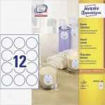 Vorlage Universal Etiketten Wunderbar Avery Zweckform L3416 100 Etiketten A4 Ø 60 Mm Papier