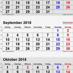 Vorlagen Jahreskalender 2018 Erstaunlich Kalender September 2018 Als Excel Vorlagen