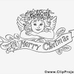 Weihnachtsbilder Vorlagen Ausdrucken Schön Coloring Sheet Merry Christmas with Angel