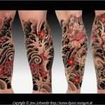 Wellen Tattoo Vorlage Best Of Japanisches Tattoo Von Jens Schnettler Kirschbluete Peony