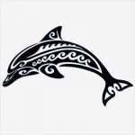 Wellen Tattoo Vorlage Bewundernswert Tribal Dolphin Black Tribal Tattoo