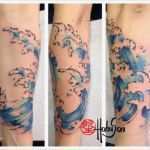 Wellen Tattoo Vorlage Wunderbar Kalligrafie Watercolour Wasser Und Wellen Tattoo Am