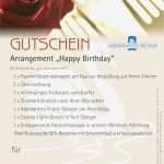 Wellness Gutschein Vorlage Text Elegant Der Geschenkgutschein Zum Geburtstag &quot;happy Birthday&quot;