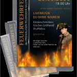 Werbeflyer Vorlagen Kostenlos Fabelhaft Flyer Feuerwehrfest