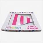 Wimpelkette Vorlage Papier Cool Wimpelkette Aus Papier Pink Lila Punkte Streifen 4 5 M