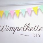 Wimpelkette Vorlage Papier Neu Wimpel Girlande Aus Papier Diy Leicht Herzkindmama