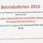 Wir über Uns Vorlage Süß Betriebsferien 2015 Trattoria Pizzeria Montanara Da Beppo