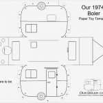 Wohnmobil Basteln Vorlagen Genial Boler Trailer Paper toy Template Shell