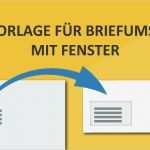 Word Brief Mit Fenster Vorlage Cool Briefvorlage Für Briefumschlag Mit Fenster Gratis