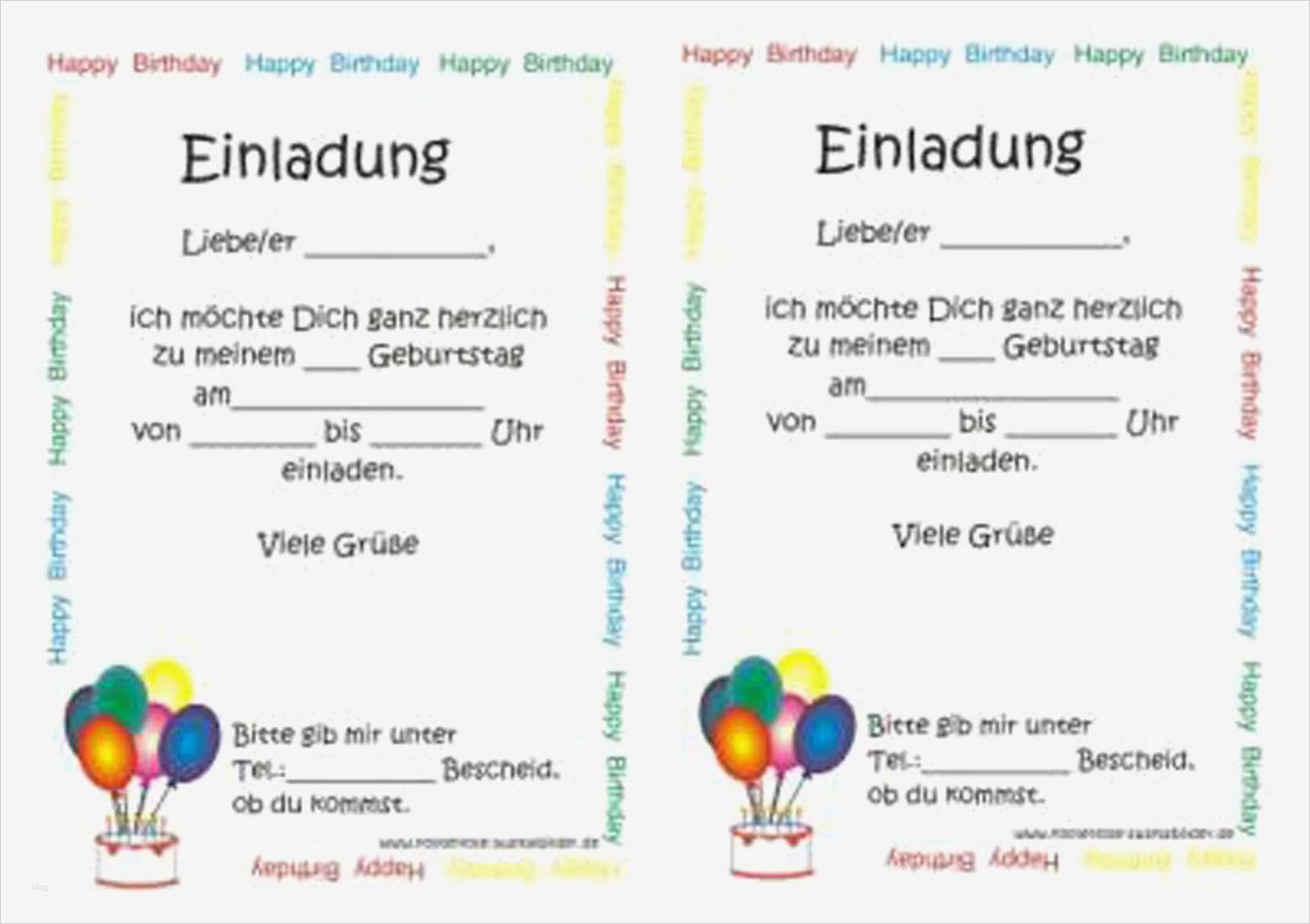 Word Vorlage Geburtstagseinladung Wunderbar Vorlage Einladung Geburtstag  Vorlage Ideen