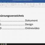 Word Vorlage Wissenschaftliche Arbeit Docx Best Of Word Automatisches Abkürzungsverzeichnis Erstellen