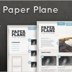 Wordpress theme Vorlage Schön Papier Flugzeug Wordpress Vorlage