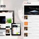 Wordpress theme Vorlage Wunderbar Blogplaza – Responsives Wordpress Vorlage