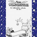 Wunschzettel Weihnachtsmann Vorlage Schönste Miriam nowak Freebie Weihnachts Wunschzettel